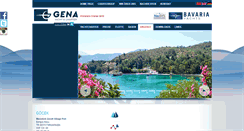 Desktop Screenshot of gena-yachtcharter.com